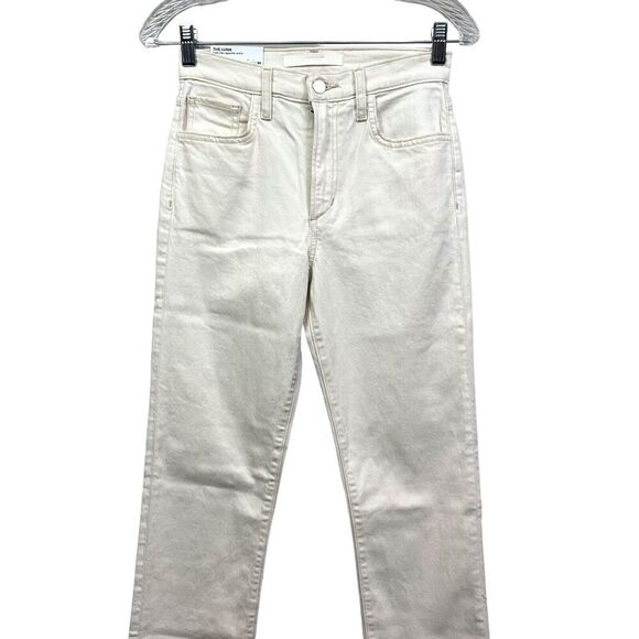 Joe's Jeans Womens The Luna Cigarette Ankle Stretch Hi Rise Pockets Cream Sz 24 - Picture 2 of 7